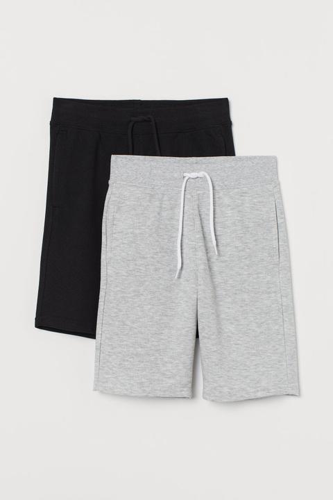 2 Pantalones Cortos De Chándal - Gris de H\u0026M en 21 Buttons