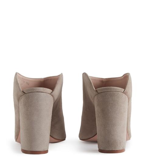 grey mules heels