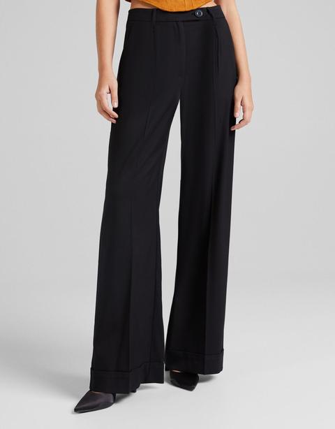 Pantalón Wide Leg Cintura