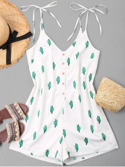 Cactus Cami Con Botones