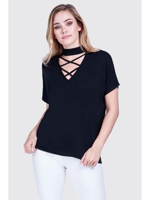 Double Strap Oversized Top