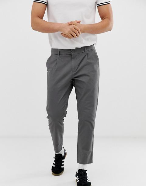 Only & Sons - Chino Cropped Grigi - Grigio