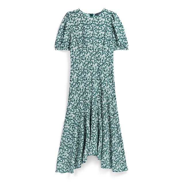 primark green midi dress