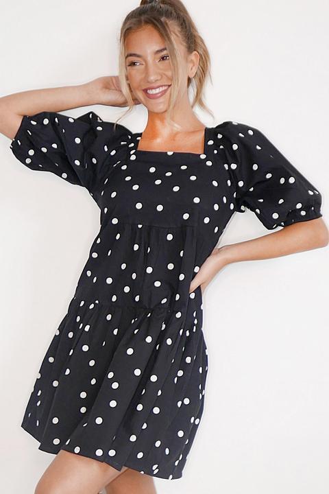 Black & White Polka Dot Dress