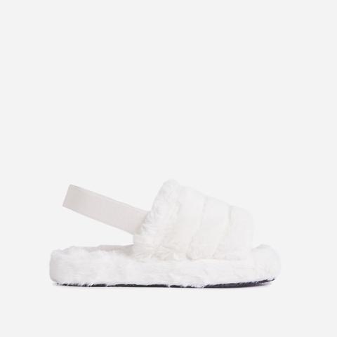 boo fluffy slippers