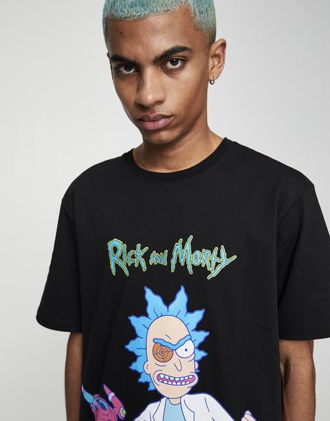 Black Rick And Morty T-shirt from Pull 