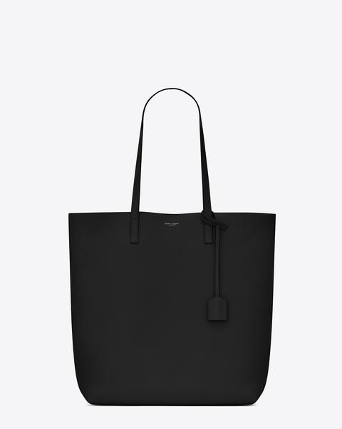 Shopping Saint Laurent Tote Bag In Black Leather