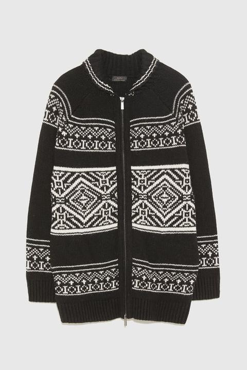 Cardigan Jacquard