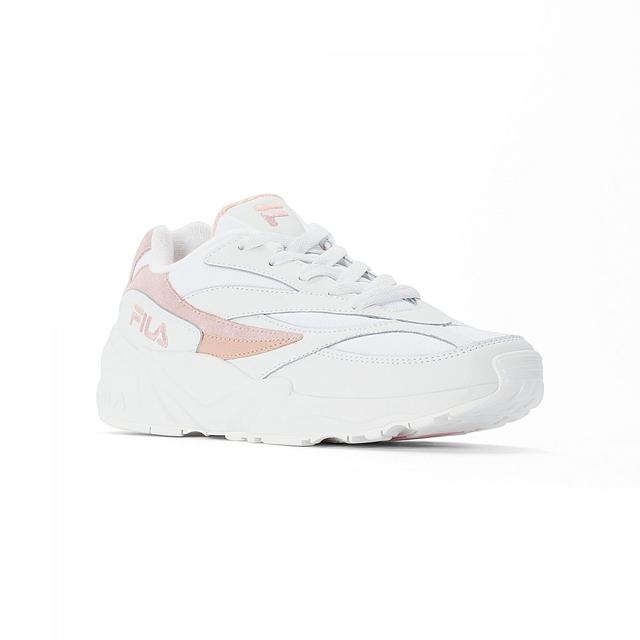 white salmon pink fila