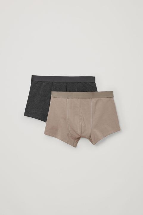 2-pack Organic-cotton Boxer Briefs