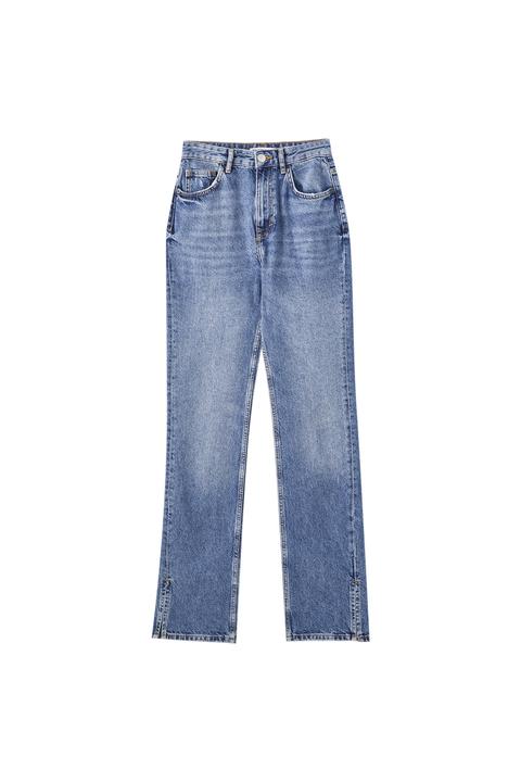 Jeans High Waist Detalle Costura