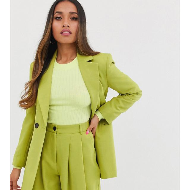 yellow petite blazer