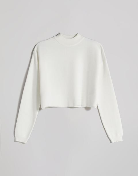 Jersey Cropped Cuello Alto