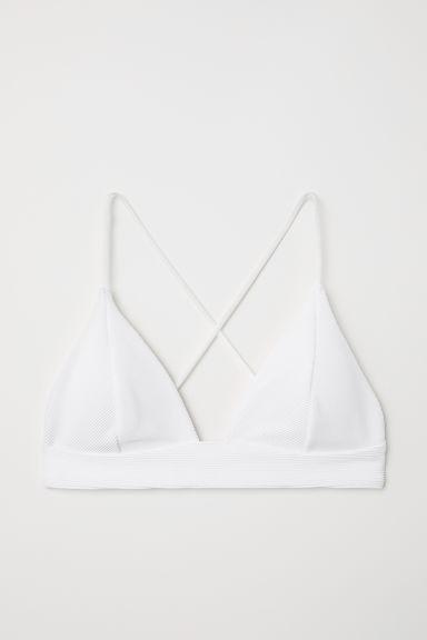 H & M - Bikini Top - Blanco