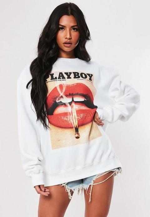white playboy jumper