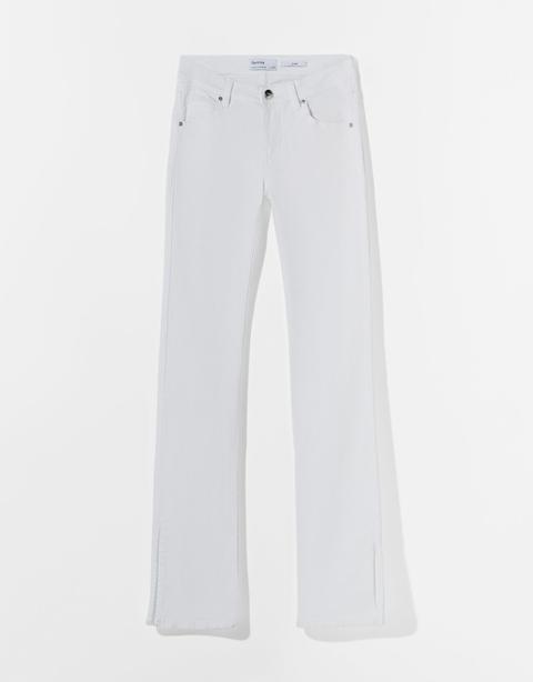 Pantalón Sarga Low Waist Flare