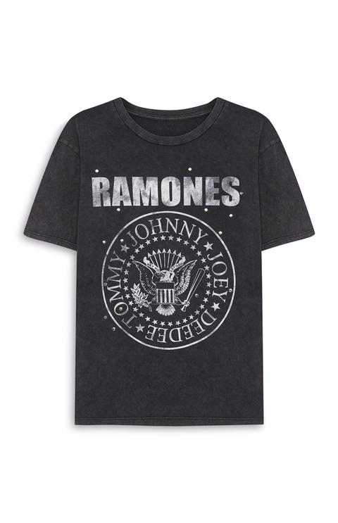 Camiseta Con Tachuelas De Ramones