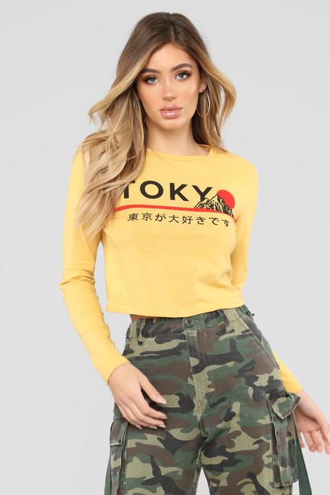 Yokohama Tee - Mustard