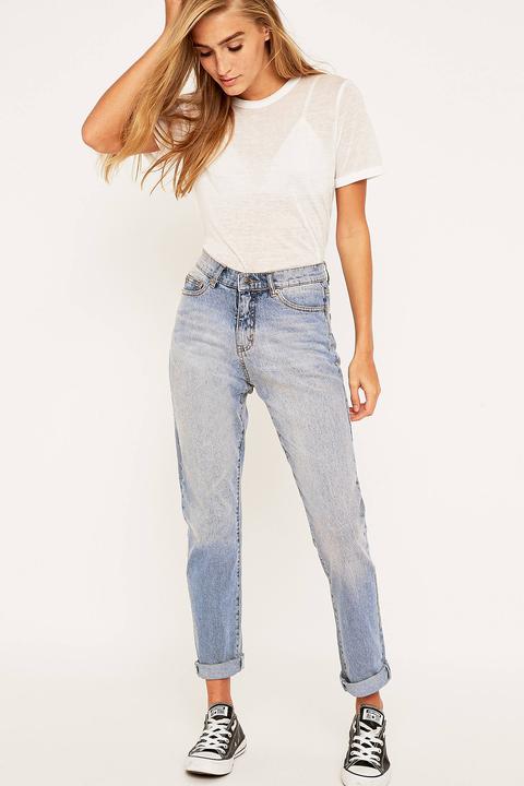 Fantastisch rechtdoor bellen Cheap Monday Donna Mid Blue Straight Leg Jeans - Womens 30w from Urban  Outfitters on 21 Buttons