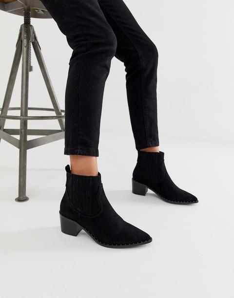 Miss Selfridge - Stivaletti Stile Western - Nero