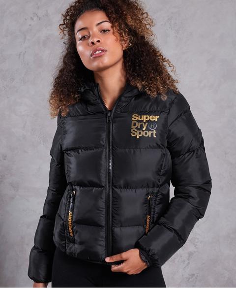 Gym Tech Gold Puffa Jacket