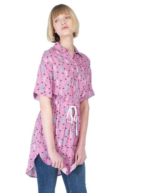 Camicia Lunga Con Laccio
