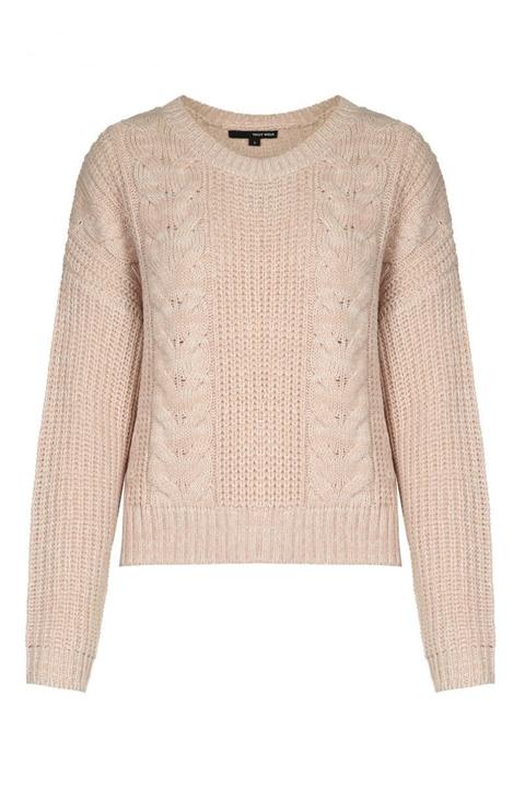 Pullover Tricot Rosa Melange