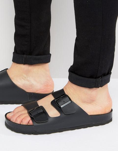 Sandalias Negras Con Hebilla De Asos