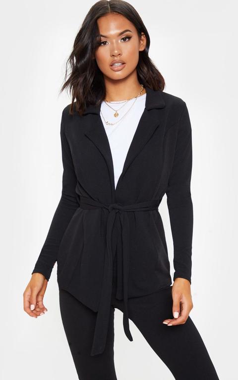 Black Belted Blazer, Black