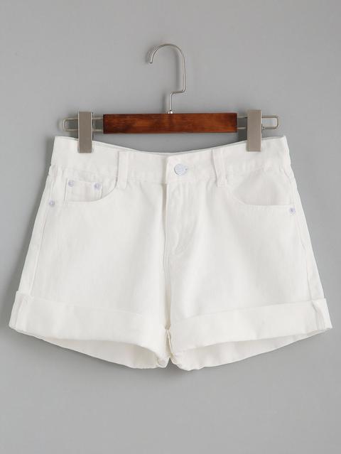 Shorts Denim Vuelta - Blanco