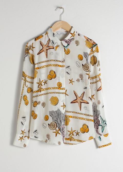 Seashell Button Up Shirt