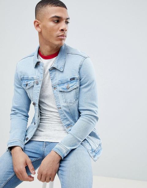 Pull&bear - Giacca Di Jeans Azzurra - Blu