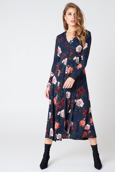 boho button up dress