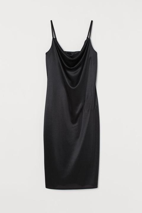 Vestido Lencero - Negro