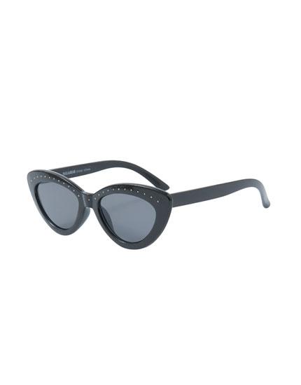 Gafas De Sol Cat Eye Tachas Mini