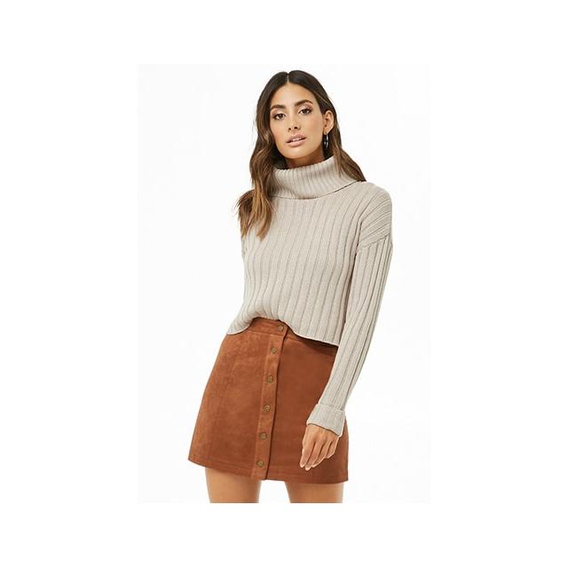 Faux suede shop skirt forever 21