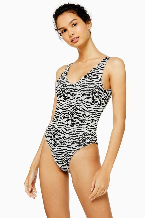 zebra bodysuit