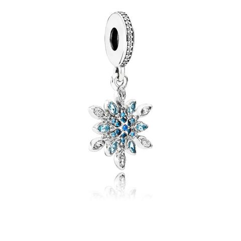 Charm Pendente Fiocco Di Neve Luccicante