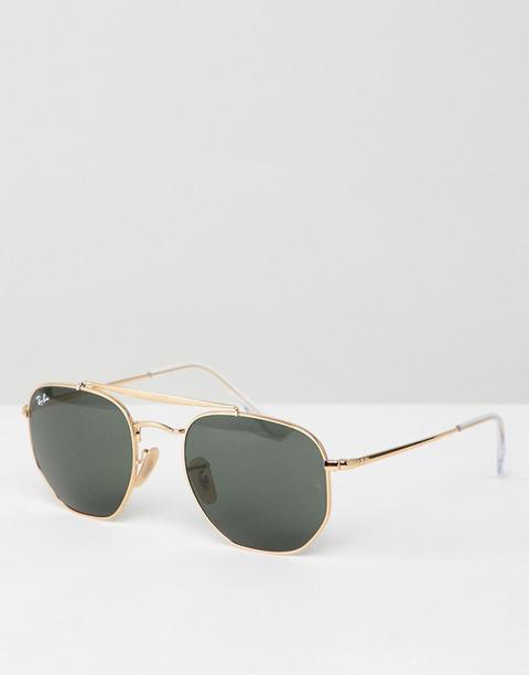 Ray-ban - 0rb3648 - Pilotensonnenbrille - Gold