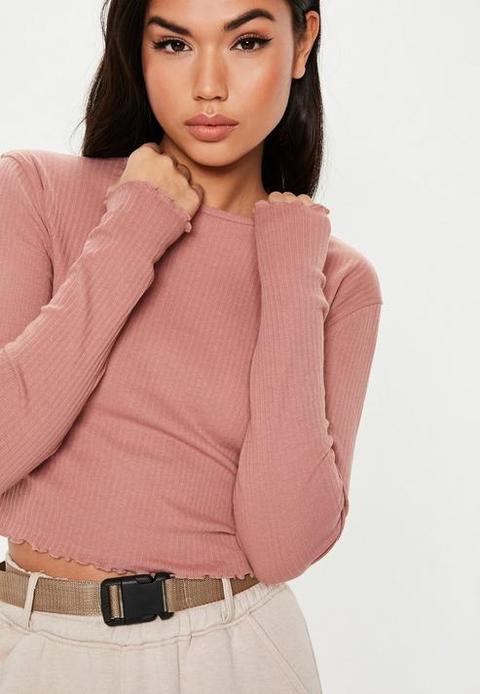 long sleeve rose top