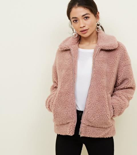 new look petite teddy coat