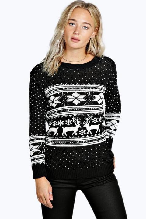 Reindeer Fairisle Christmas Jumper