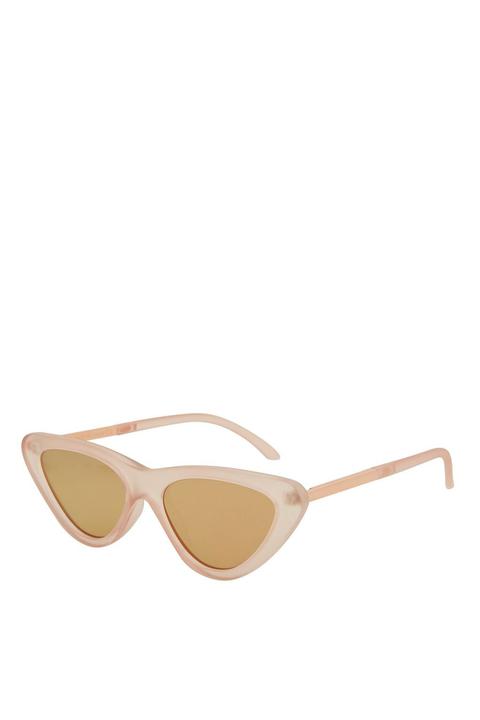 Womens Polly '90s Pointy Sunglasses - Pale Pink, Pale Pink