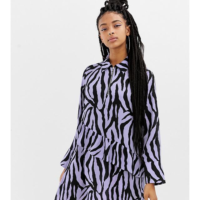 Collusion zebra sale dress