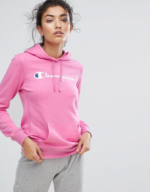 Champion - Felpa Con Cappuccio - Rosa