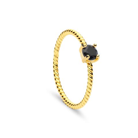 Twisted Ring Black