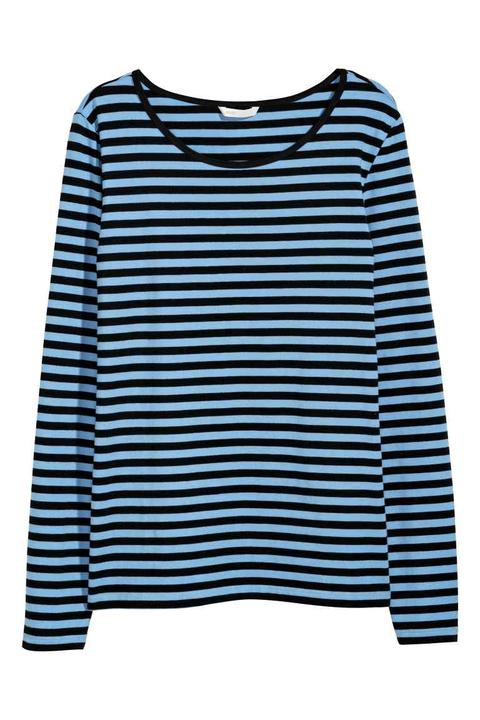 Long-sleeved Jersey Top