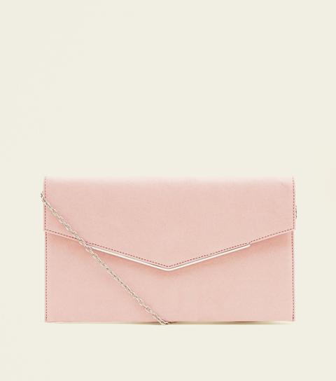 new look grey clutch bag