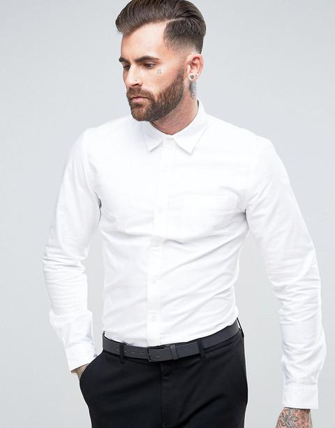 Rudie - Elegantes Oxford-hemd - Weiß