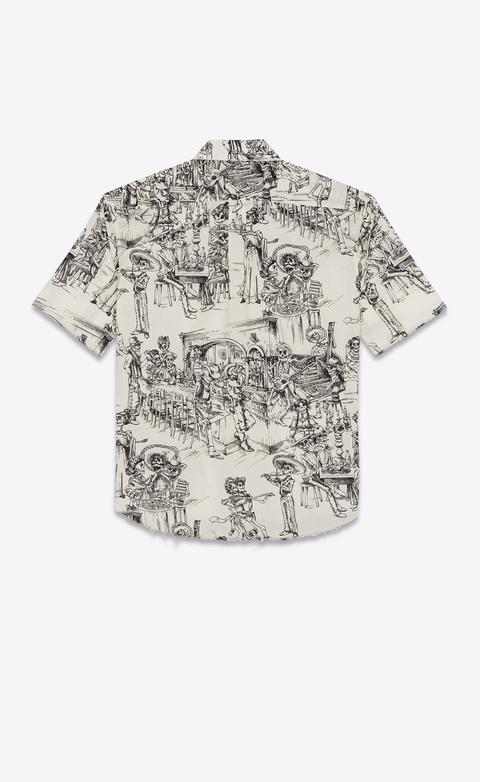 saint laurent mexican shirt